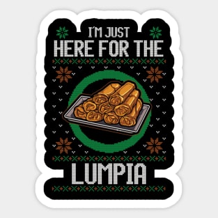 I'M Just Here For The Lumpia Sticker
